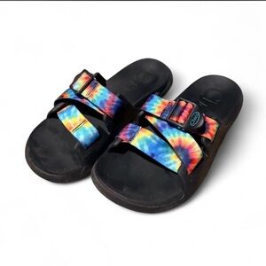 Tie Dye Chaco Slide Sandals